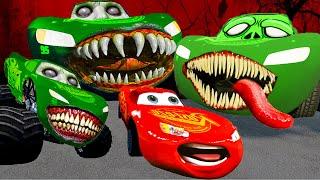 Lightning Mcqueen Zombie apocalypse Scary stories in  BeamNG.drive Five series