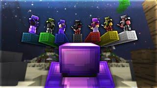 Bedwars Manhunt vs 7 Youtubers | Insane Clutch & Fights