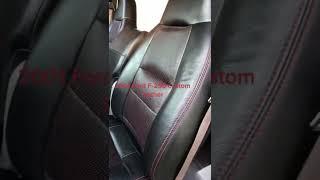 Custom Katzkin Ford F-250 Leather Seat Covers Review | SuperDuty Seats