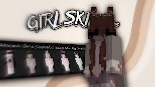 ᎶᎥᏒᏝ  ᏕᏦᎥᏁᏕ || MCPE/Bedrock - HIVE Cosmetics Skinpack [1.21]