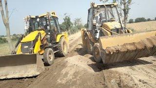 Jcb 3dx Vs Cat 424B2 Catpiller Machine 