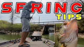 How To Catch BIG BASS In Spring! (Its Not Random)