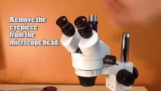 Microscope Expert - Installing Your Amscope Microscope Camera onto your SM Series Microscope