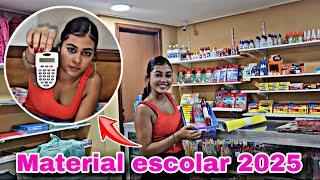 COMPRANDO E MOSTRANDO MEU MATERIAL ESCOLAR 2025 COMPLETÃO! #MATERIALESCOLAR #MATERIALESCOLAR2025