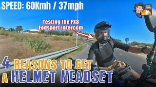 Motorcycle Intercoms are awesome! - Fodsports FX8 review