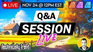 LIVE Q&A: Affinity, Canva, Print on Demand, and More…