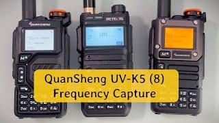 Проверка функции захвата частоты радиостанции QuanSheng UV-K5 (8)