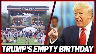 Trump RAGES as Empty Birthday Parade Turns Into Total Humiliation