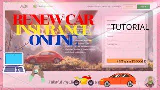 Renew Car Insurance Online || Takaful Insurance || #stayathome