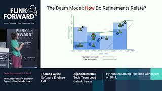 Python Streaming Pipelines with Beam on Flink - Thomas Weise & Aljoscha Krettek