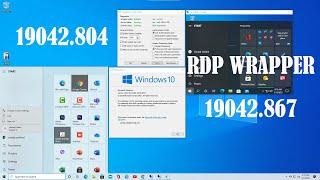 How to Fix RDP Wrapper Issue on Windows 10 19042.804, 19042.867