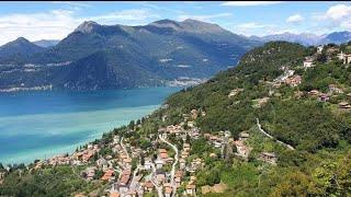 Perledo e il Maestoso Castello di Vezio - lake Como in stunning 4k