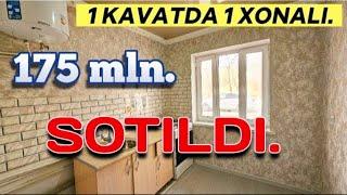 Урганч шахрида 1 каватда 1 хонали квартира 175 млн. Мулжал: 8 ТВ. ёнида.