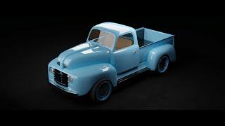 CLASSIC FORD | Blender showcase animation