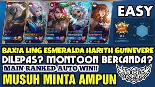 Baxia, Ling, Esmeralda, Harith, Guinevere Dilepas? Montoon Bercana? Mobile Legends M1