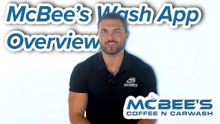 McBee's Wash App Overview