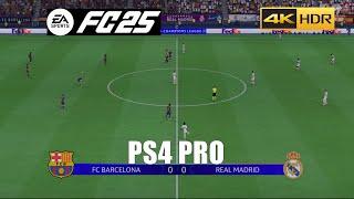 FC 25 Old Gen PS4 Pro Gameplay [4K HDR]