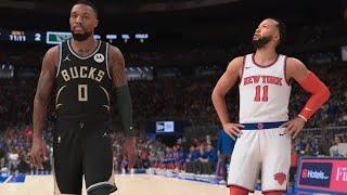 NBA MILWAUKEE BUCKS vs  NEW YORK KNICKS  2K25 GAMEPLAY PS5