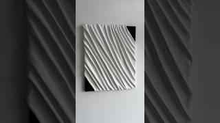 DIY textured canvas art for home decor