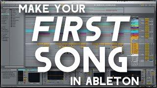 Making Your FIRST Song in Ableton (Using Default Ableton Plugins/Instruments)