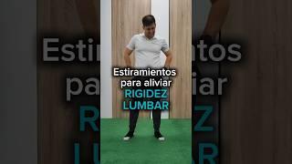 Estiramientos DOLOR LUMBAR #shorts #estiramiento #dolorlumbar