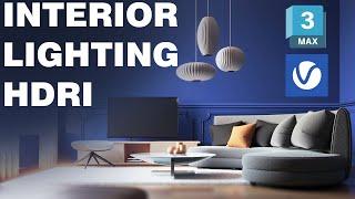 Fast and easy Interior Lighting with an HDRI /V-Ray / 3DS Max