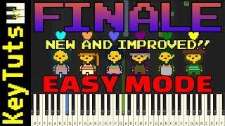 NEW AND IMPROVED - Learn to Play Finale from Undertale - Easy Mode