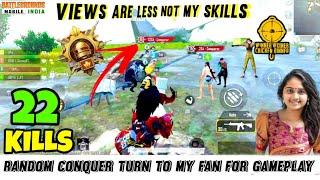 Conqueror player appreciate my gameplay  girl gamer eshu op or wot | @eshugaming5470