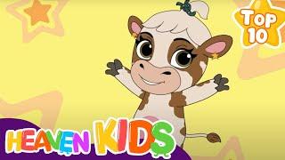 TOP 10 | Canta con los animalitos| Ben en Belén  | Heaven Kids 