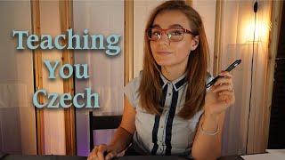 ASMR Teaching You Basics of Czech Language | Soft spoken, writing