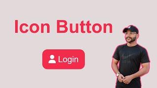 How To Add Icon in Button HTML CSS