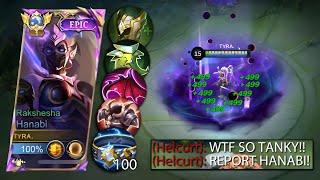 TOP GLOBAL HANABI HARDROCK BUILD AND UNLIMITED SHIELD AND HP REGEN HACK!!! (must watch) - MLBB