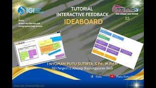 Tutorial Interactive Feedback IdeaBoard