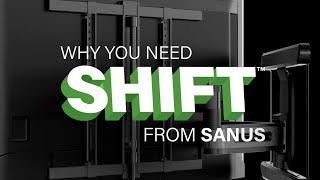 SHIFT™ SANUS Advanced Full-Motion 4D+SHIFT