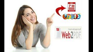 How to convert online web page into PDF *step by step*