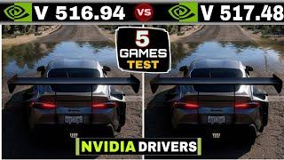 Nvidia Drivers (516.94 vs 517.48) | Nvidia 517.48 New Update | GTX 960