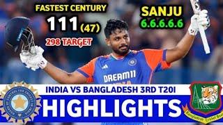 India Vs Bangladesh 3rd T20 Match Highlights 2024 | IND VS BAN Highlights