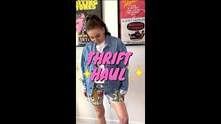 Thrift Store Haul + Try On #Shorts #thrifthaul #tryonhaul #thriftwithme