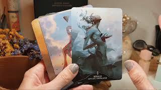 Angelarium Oracle of Emanation ОБЗОР Оракул Ангелариум распаковки колоды