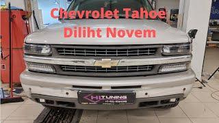 Chevrolet Tahoe установка линз Diliht Novem