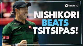 Kei Nishikori vs Stefanos Tsitsipas Highlights | Montreal 2024