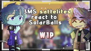 3MS sattelites (moons) react to SolarBalls / 2X / WIP. #3minutescience #3ms #solarballs