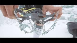 NORTEC micro crampons - how to fit it with the mountain running legend Marco De Gasperi