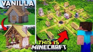 Upgrading An ENTIRE Minecraft Village In INSANE Detail