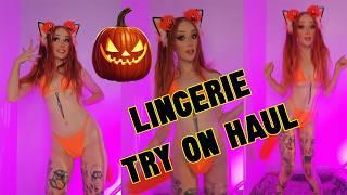 Lingerie Try On Haul : Spooky Season 2024