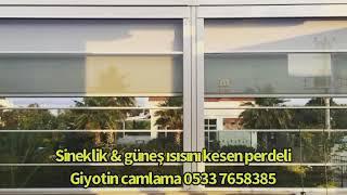 Sineklik ve yalıtımlı giyotin camlama