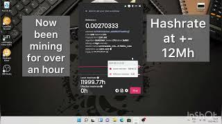 CPU Hashrate on unMineable - AMD Ryzen 9 5900x #cpumining #5900x