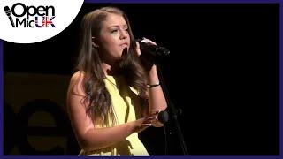 ARIANA GRANDE - TATTOOED HEART performed by OLIVIA IRVIN at Newcastle Open Mic UK Music Competition