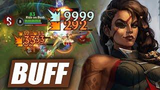 BUFF SAMIRA IS NOW OP IN DRAGON LANE | SEASON 14