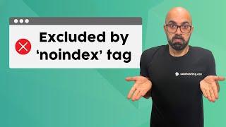 How to fix Excluded by Noindex tag error in GSC